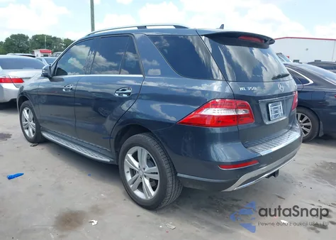 2014 Mercedes-Benz Ml 350 4Matic из США, поврежденный, VIN 4JGDA5HB3EA340869